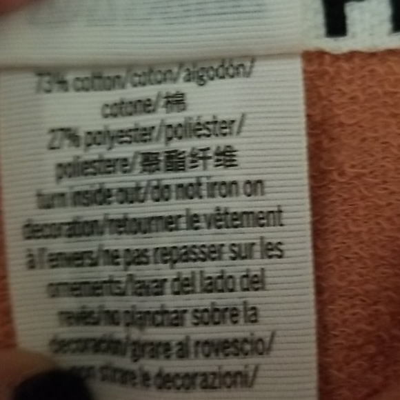 New PINK VS Hooded Crop Pullover - SZ L - Picture 8 of 8